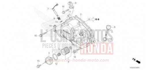 PANNEAU CARTER-MOTEUR D. CBF125MER de 2024